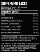 supplement facts turkesterone