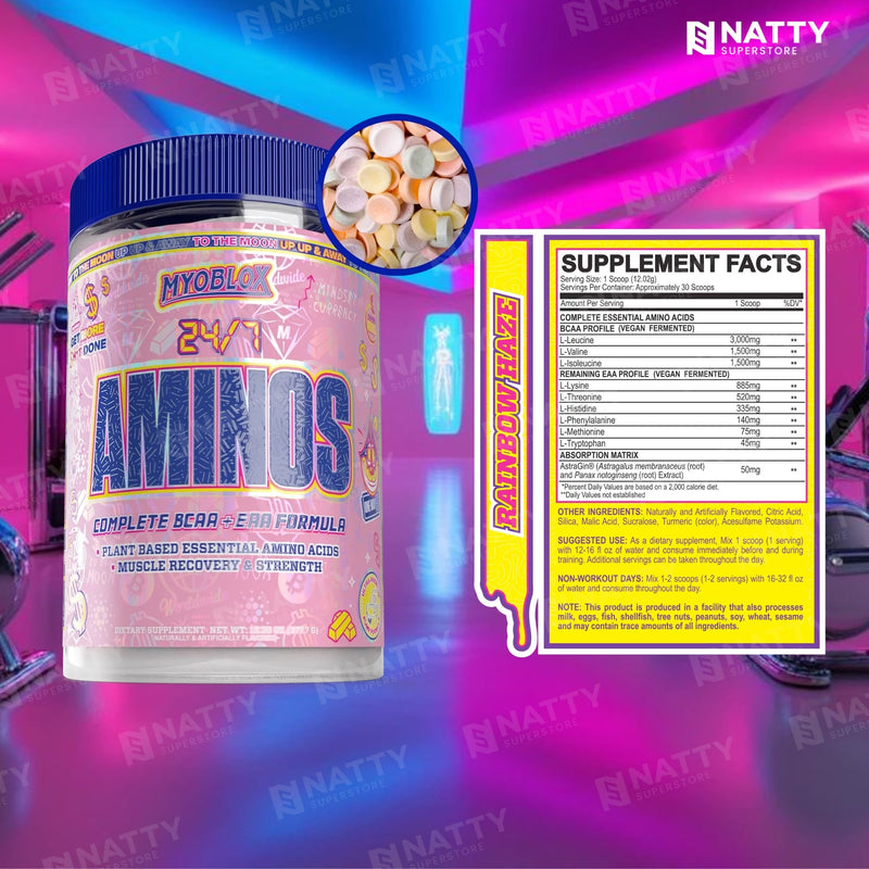 24/7 Aminos Complete BCAA + EAA Formula - Natty Superstore