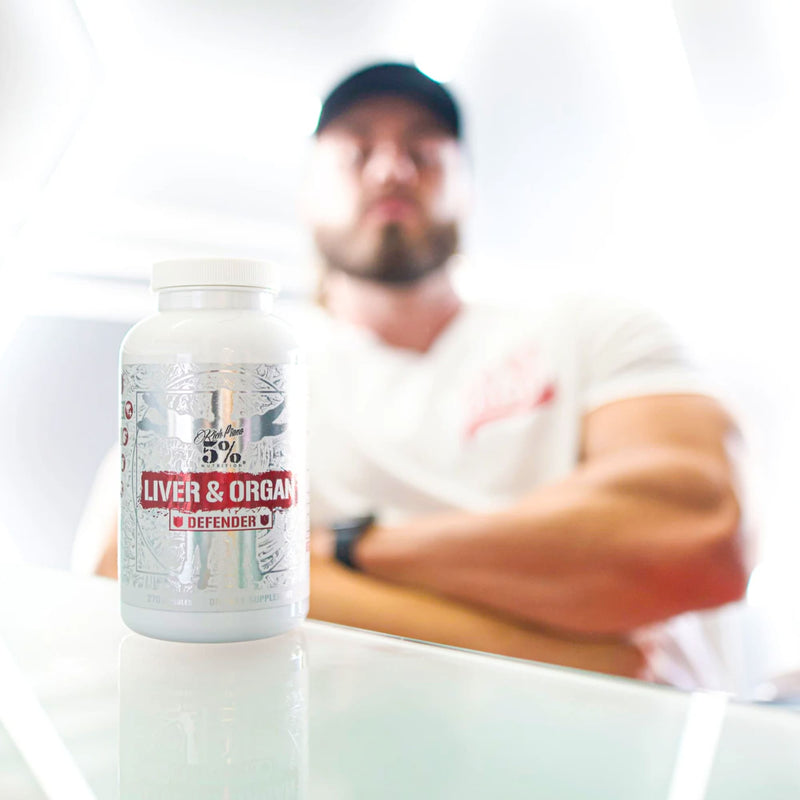 Product with man in back