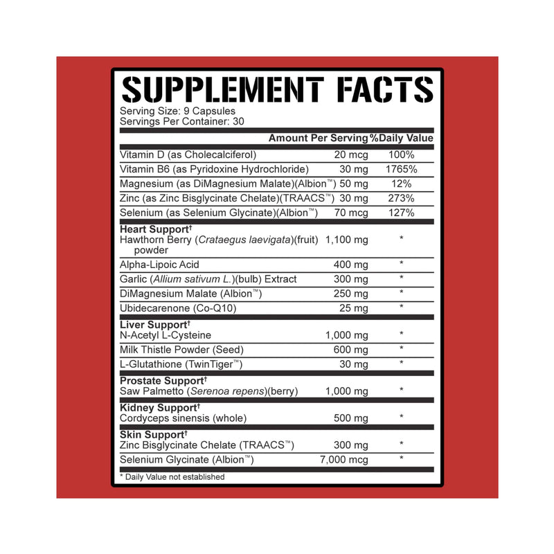 Full Supplement Facts L&OD
