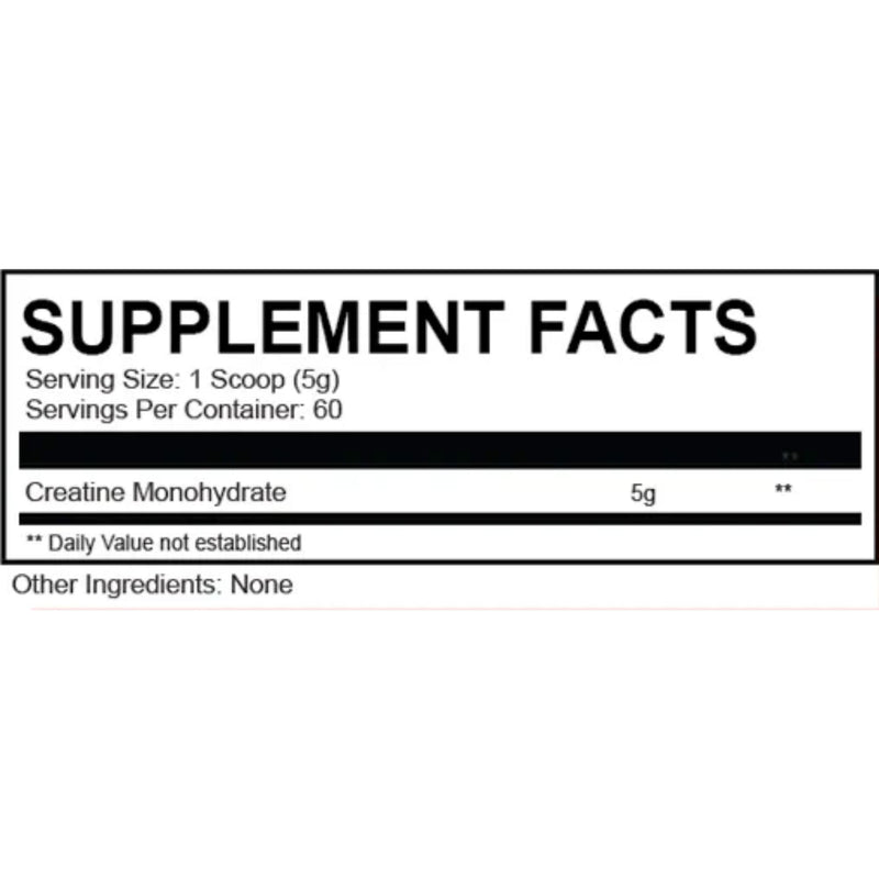 chaotic creatine monohydrate