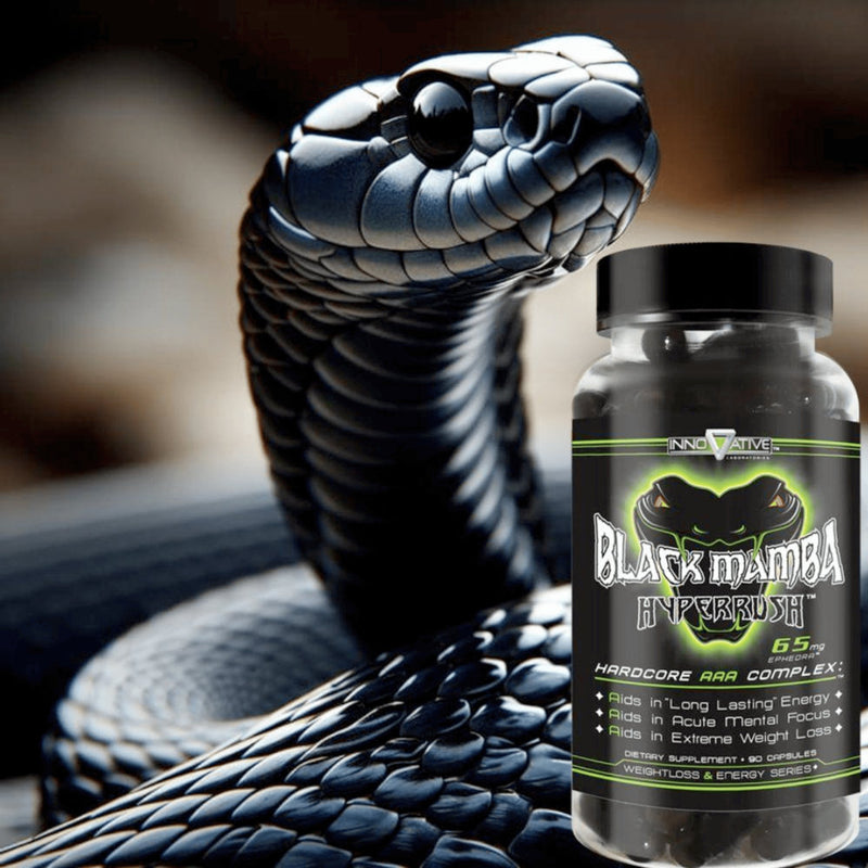 Black Mamba - Hyperrush Fat Burner - Natty Superstore