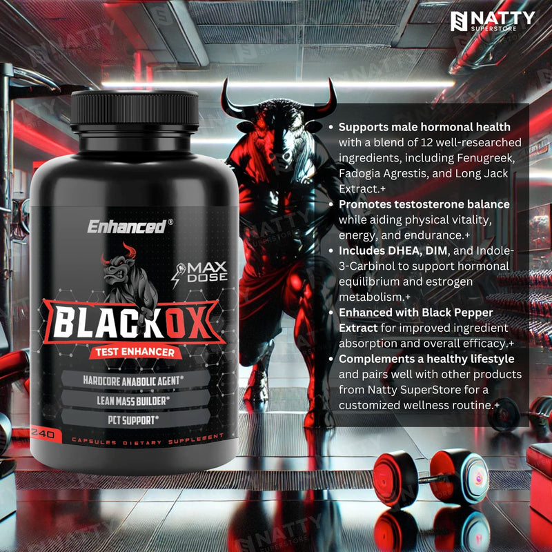 Black OX Test Enhancer - Natty Superstore