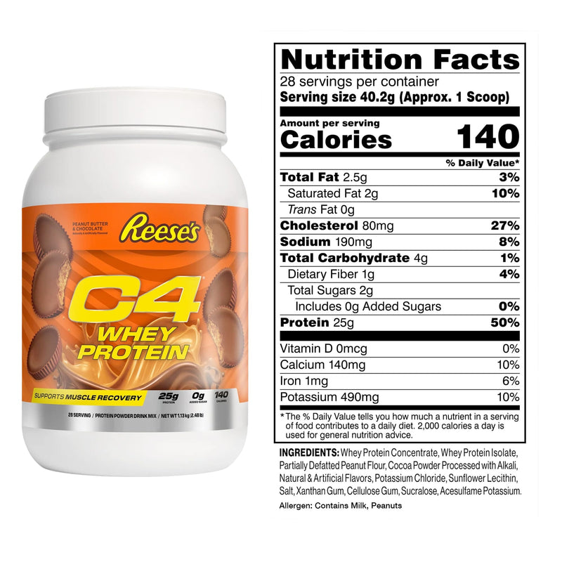 C4 Whey Protein Powder by Cellucor - Natty Superstore