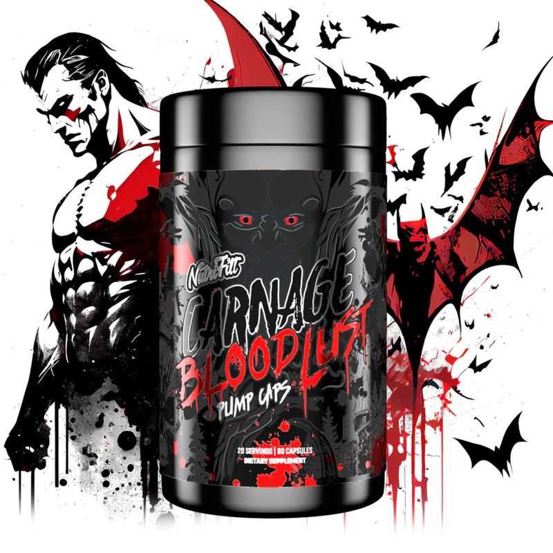 Carnage Bloodlust Pump Caps by NutriFitt - Natty Superstore