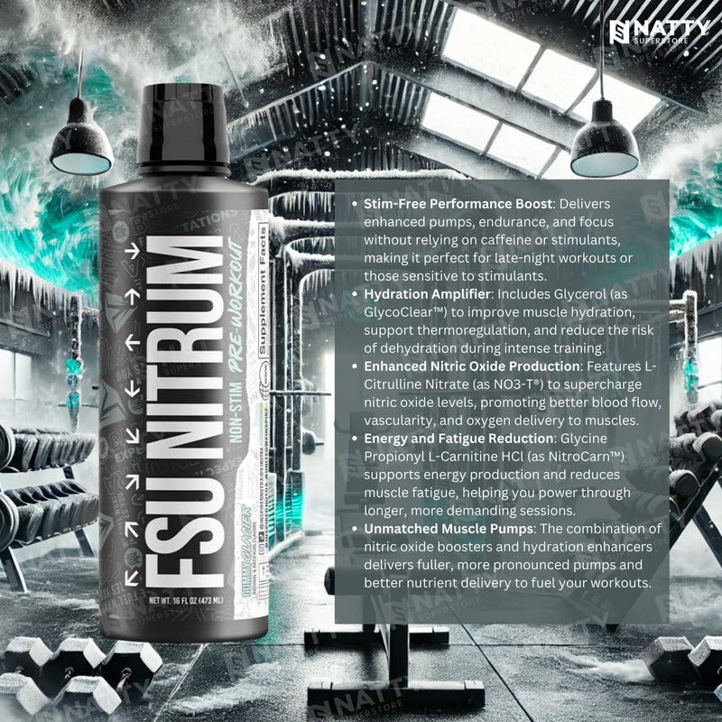 FSU Nitrum Non - Stim Pre - Workout - Natty Superstore