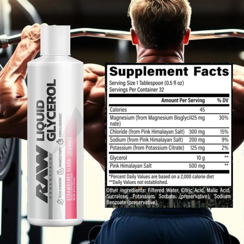 Liquid Glycerol by Raw Nutrition - Natty Superstore