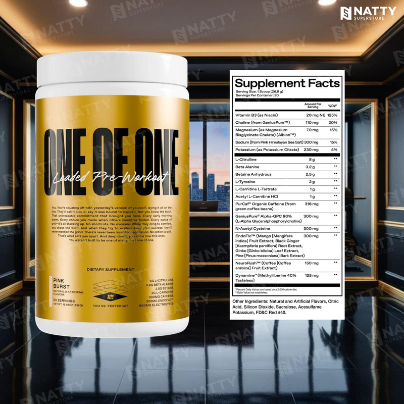 Loaded Pre - Workout by One of One - Natty Superstore