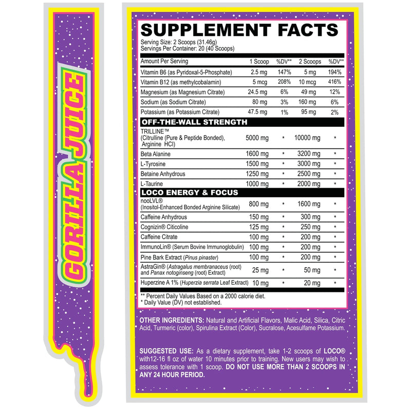 LOCO Pre - Workout by MyoBlox - Natty Superstore