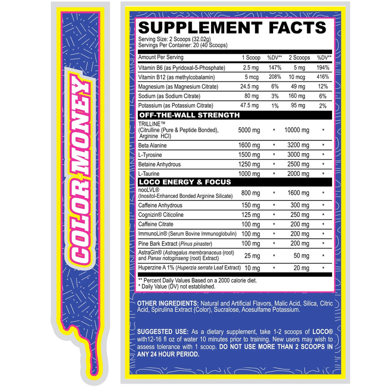 LOCO Pre - Workout by MyoBlox - Natty Superstore