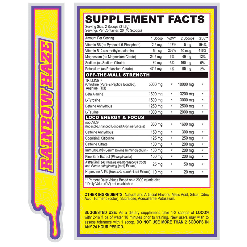 LOCO Pre - Workout by MyoBlox - Natty Superstore