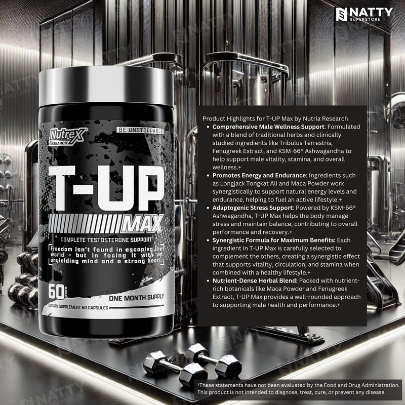 T - UP Max by Nutrex Research - Natty Superstore