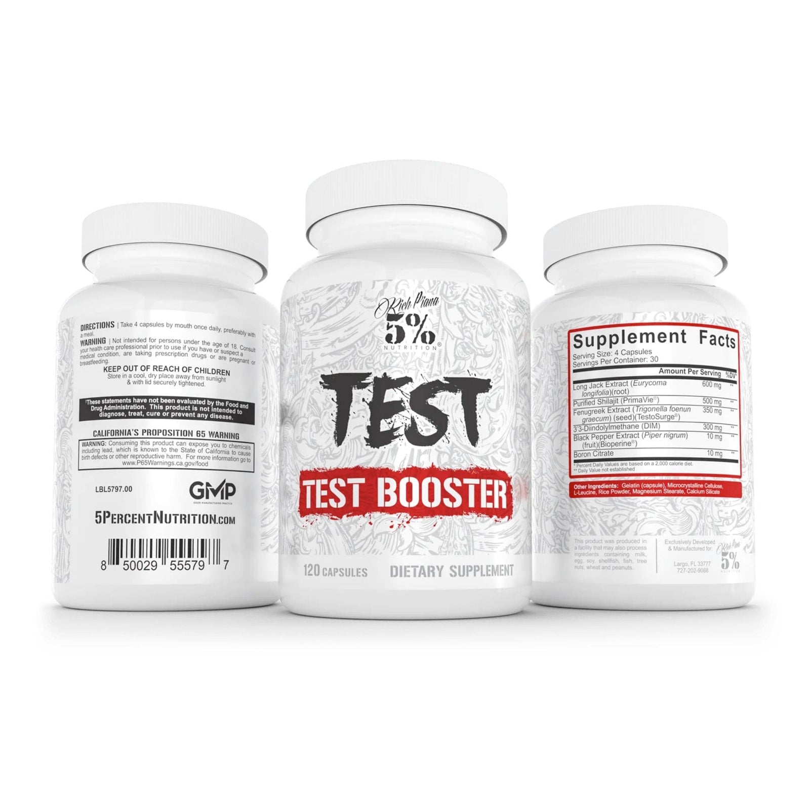 Project Test Booster Test - Test Booster by 5% Nutrition - Natty Superstore