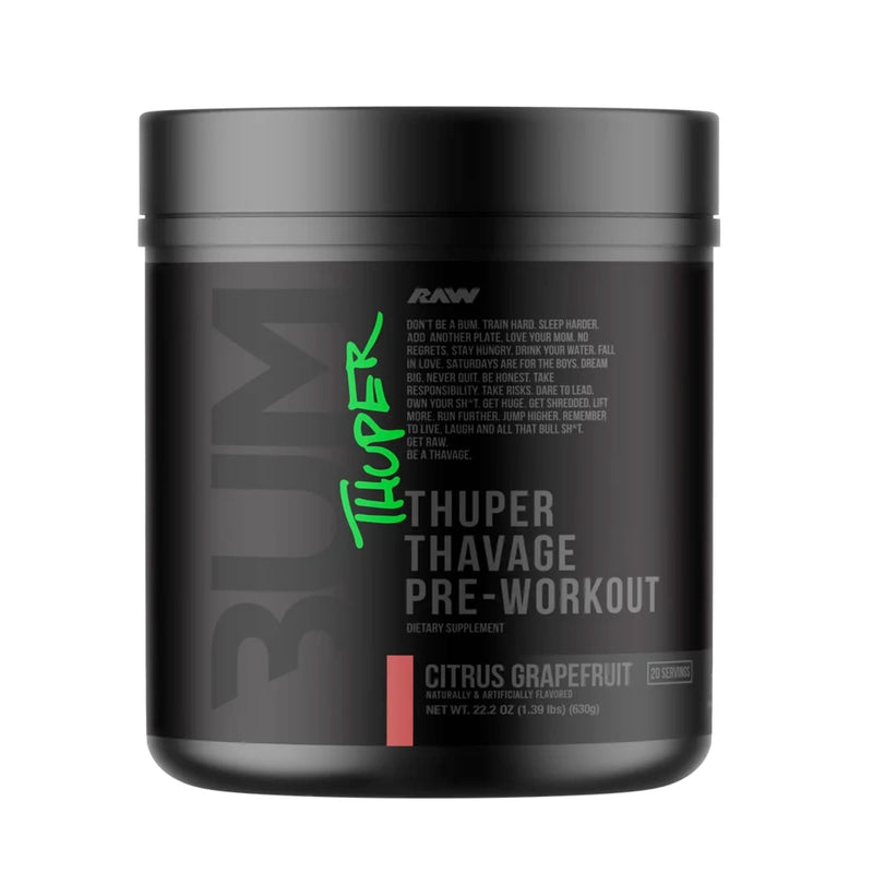 Thumper Thavage Pre - Workout by Raw - Natty Superstore