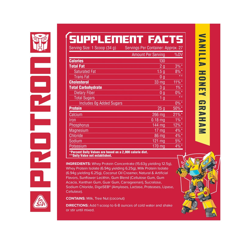 Transformers Protron Protein Blend - Natty Superstore