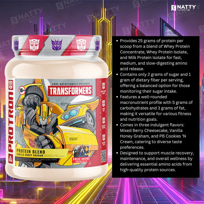 Transformers Protron Protein Blend - Natty Superstore