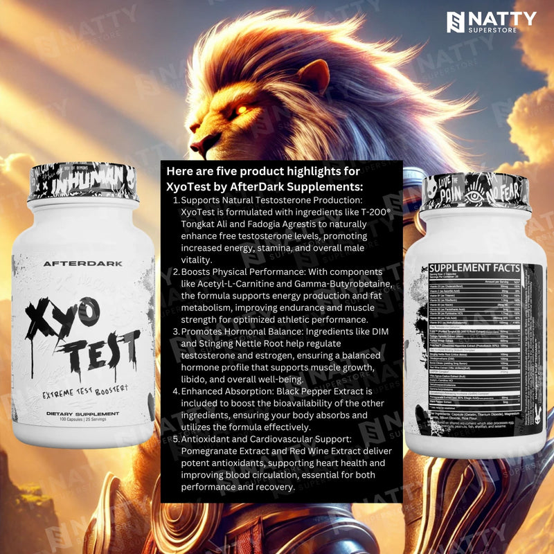 XyoTest by AfterDark Supplements - Natty Superstore