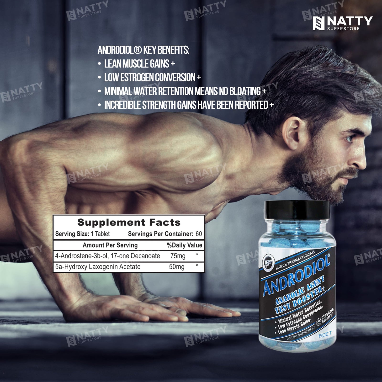 Androdiol Anabolic Agent - Natty Superstore