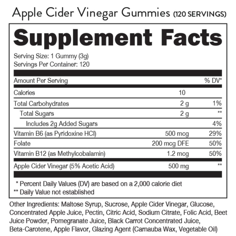 Apple Cider Vinegar Gummies - Natty Superstore