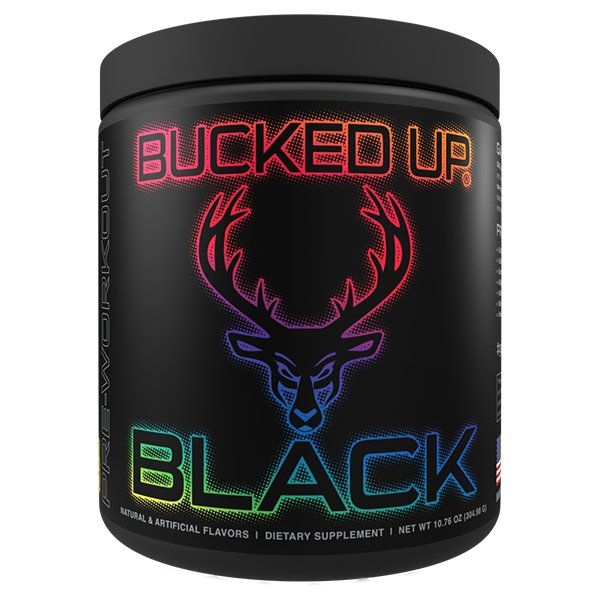 BUCKED UP BLACK Pre-Workout Rainbow