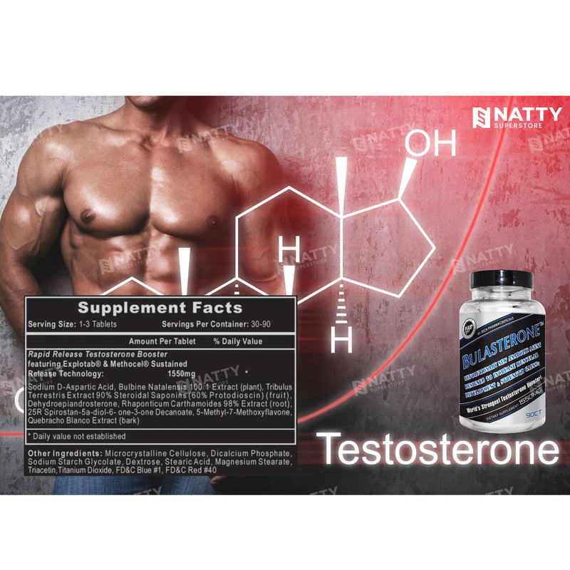 BULASTERONE™ - Anabolic Agent supp facts