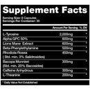 Genius Supplement Facts