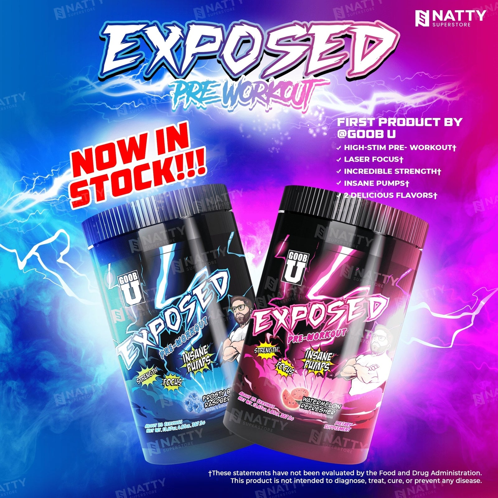 Exposed PreWorkout GOOB U Natty Superstore