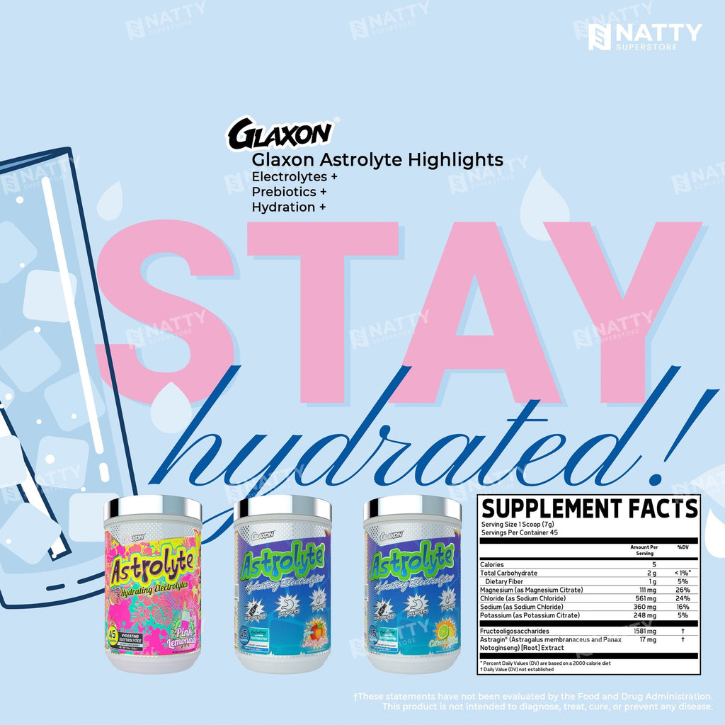 GLAXON ASTROLYTE - Hydrating Electrolytes - Natty Superstore