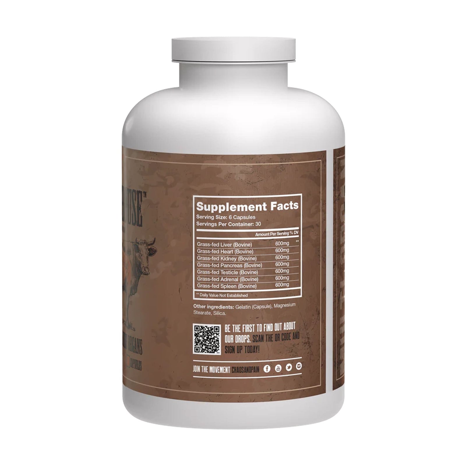 GrassFed Beef Organs Desiccated Natty Superstore