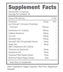 Supplement Facts HEAT