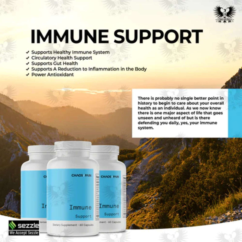 Immune Support by Chaos and Pain