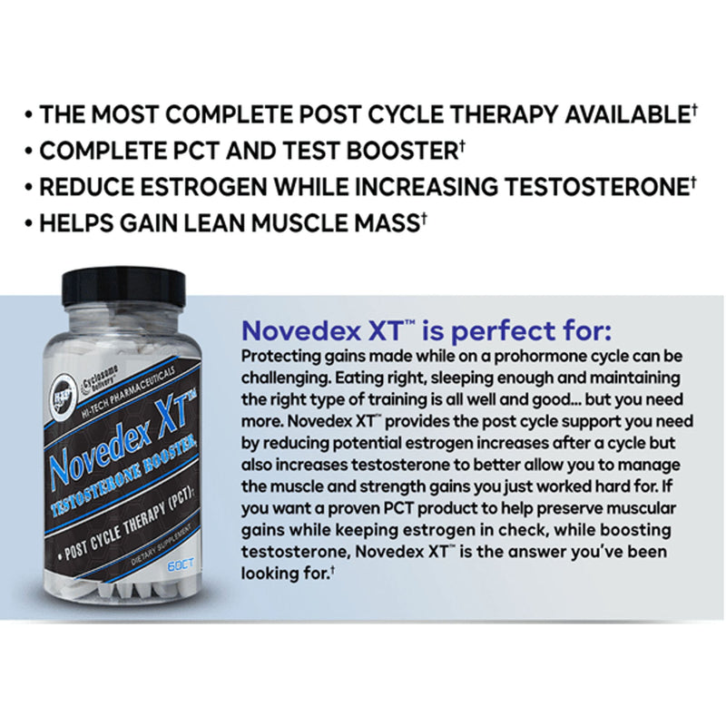 Novedex XT Testosterone Booster by Hi Tech Pharmaceuticals - Natty Superstore