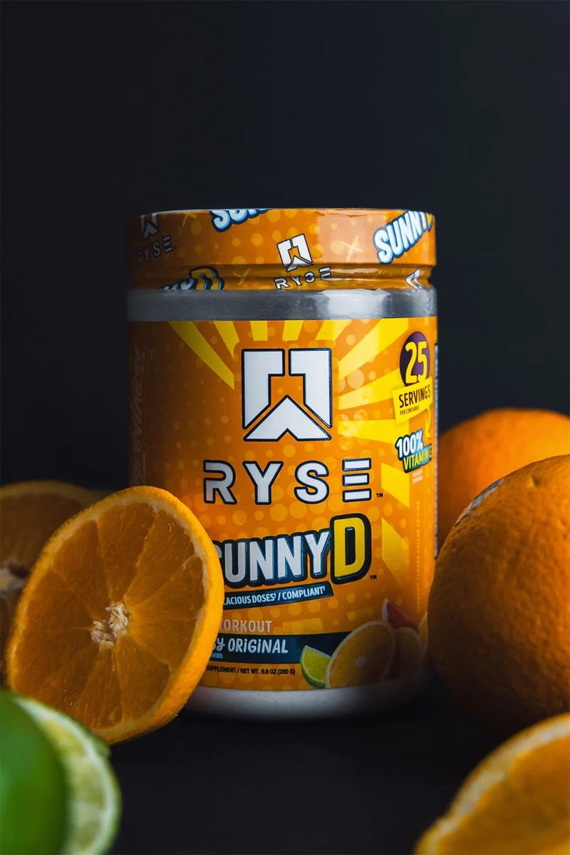 SunnyD PreWorkout Ryse Supplements Pre Workout Natty Superstore