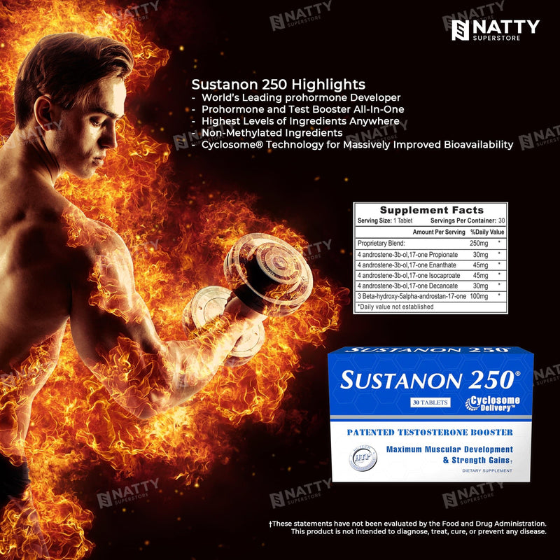 SUSTANON 250® - Testosterone Booster - Natty Superstore