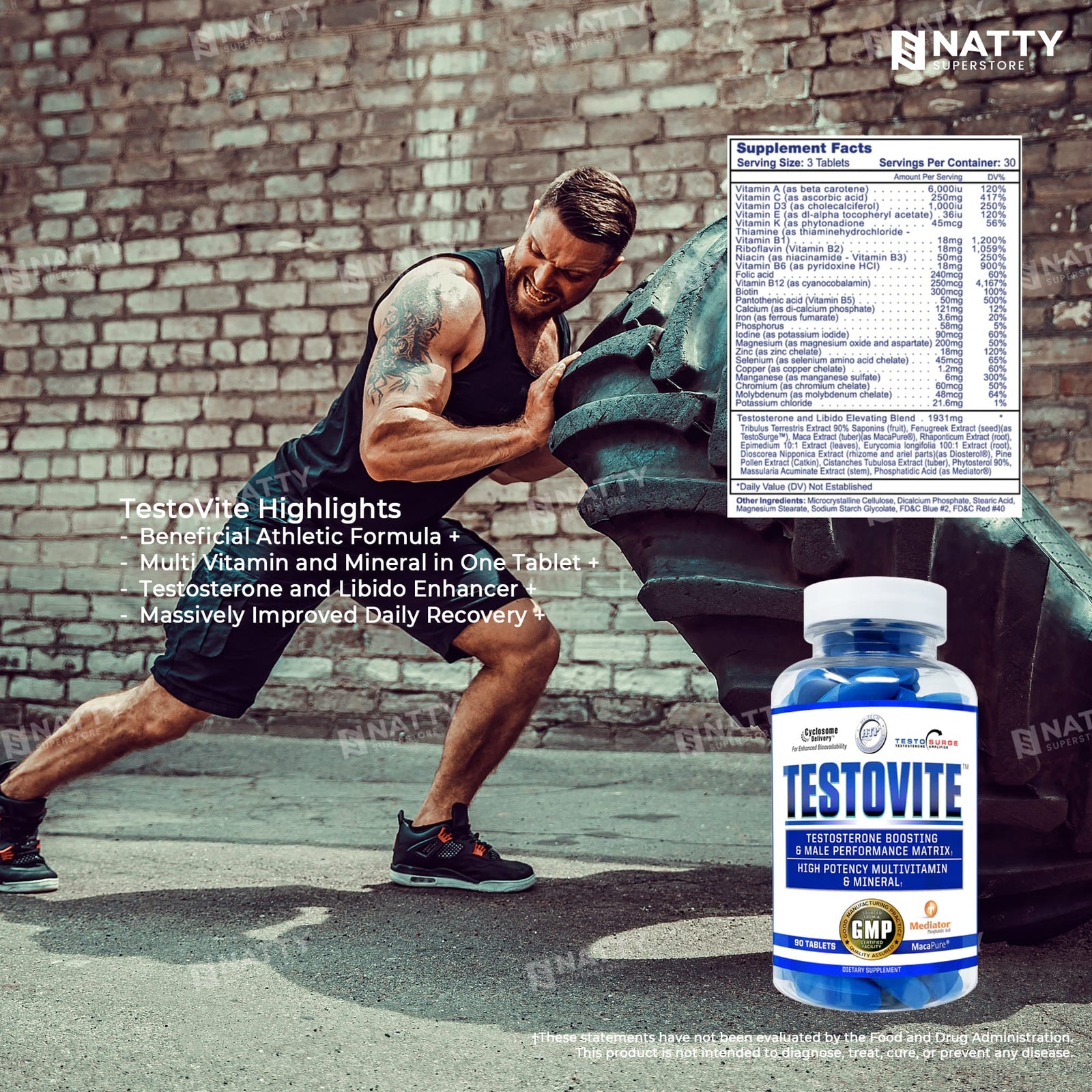 Testovit TestoVite™ - Male Performance Matrix - Natty Superstore