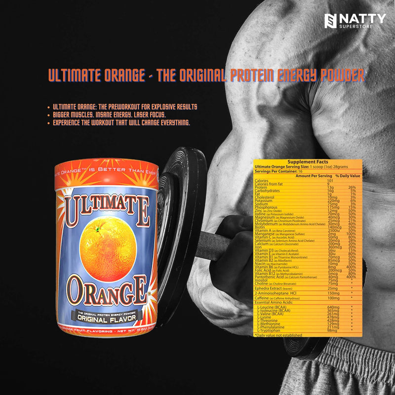 Ultimate Orange: A Protein Energy Powder - Natty Superstore